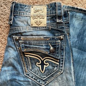Men’s Rock Revival Jeans Jasper Size 33